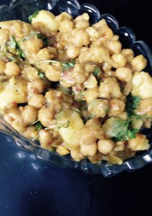 A picture of Chana chaat.