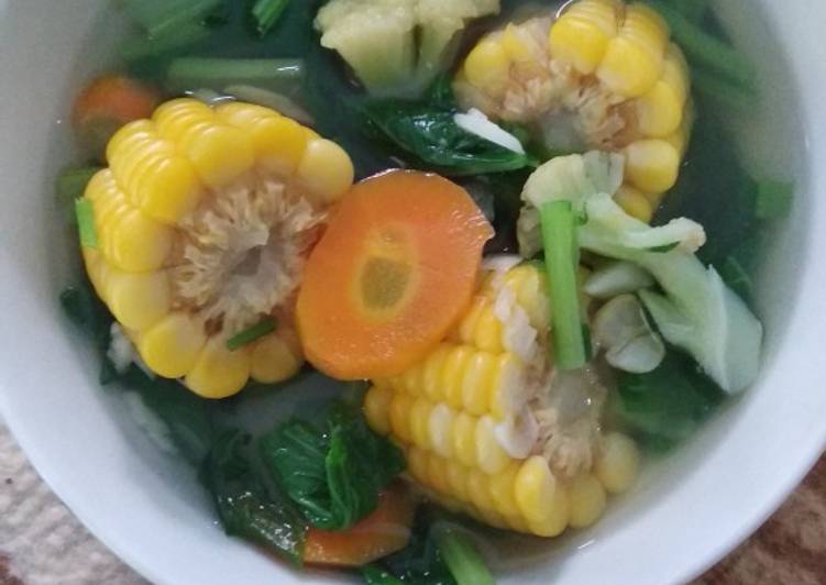 Resep Sup jagung Mama cimi Anti Gagal