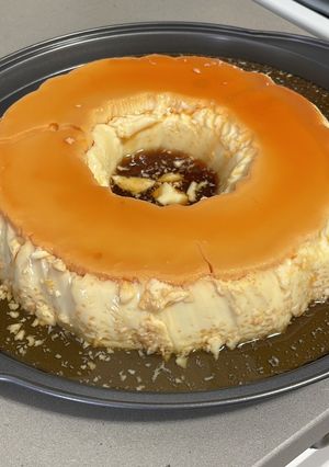 Una foto de Flan casero! 😋🍮