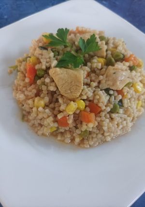 Tavaszi tarhonyás hús recept fotója