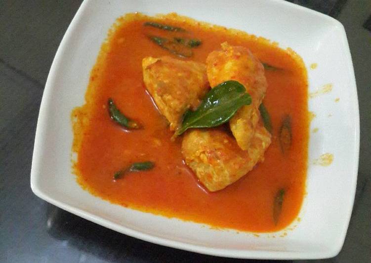 Resep Ikan Tenggiri bumbu kuning pedas gurih yang nikmat dan Mudah Dibuat