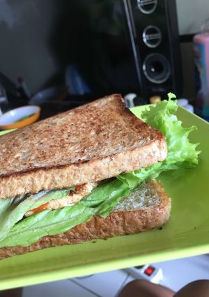 Foto resep Sandwich roti gandum untuk Diet