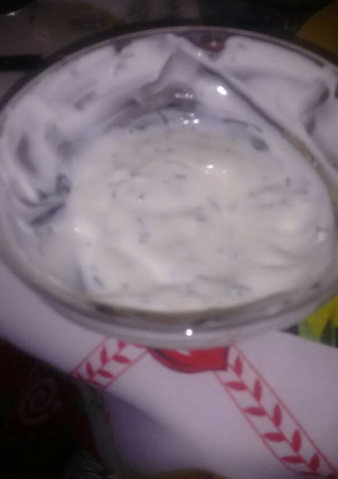 Una foto de Salsa de ciboulette