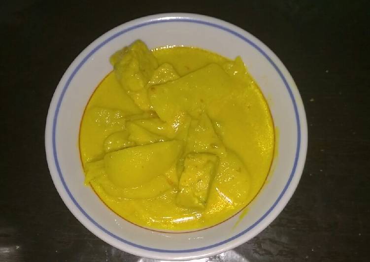 Sayur Santan Kuning sederhana