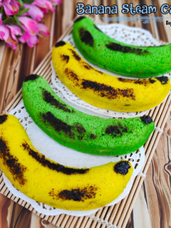 Foto resep Banana steam cake