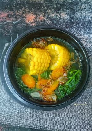 Foto resep Sayur Bening Bayam Jagung