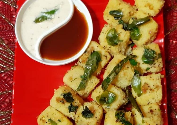 How to Make Perfect Fried Dhokla