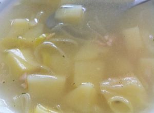 Una foto de Sopa de Poro