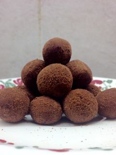 Una foto de Trufas de vainillas y dulce de leche😃