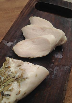 รูปของ อกไก่ sous vide แบบคนจน
