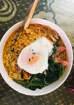 Hình của món Mỳ tôm buổi sáng.