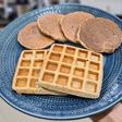 Waffles de avena y banana sin TACC