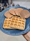 Waffles de avena y banana sin TACC