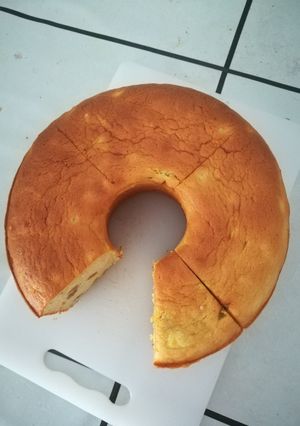 Foto resep Bolu panggang pisang kepok dan kismis
