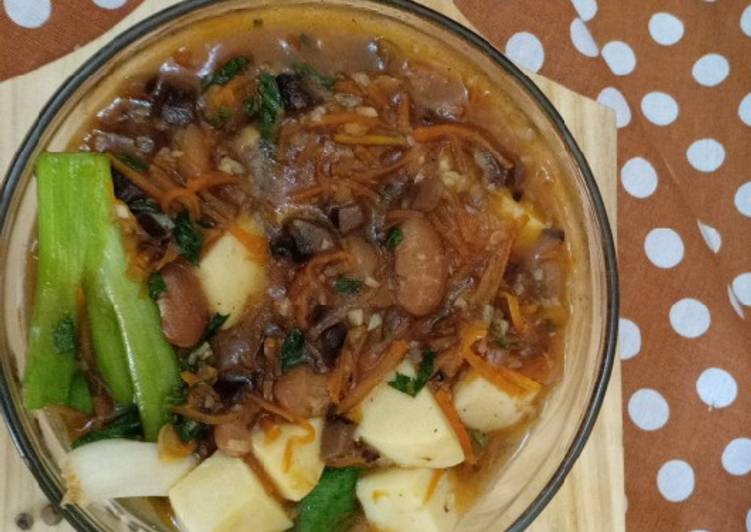 Cara memasak Mpasi 1 + Capcay Tofu jamur Anti Gagal