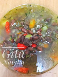 Foto resep Sup Brenebon (Sup Kacang Merah)