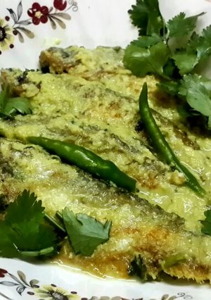 A picture of Til Pabda/ Pabda Fish Curry in Sesame Seeds Paste.