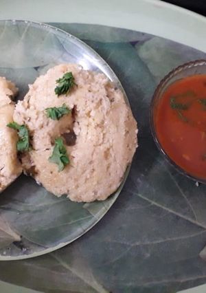A picture of Rajsthani makai dhokla.