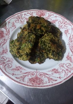 Una foto de Torrejas de espinaca al horno