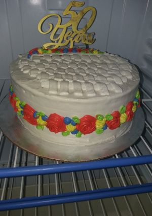 A picture of Red Velvet Cheese Cake.