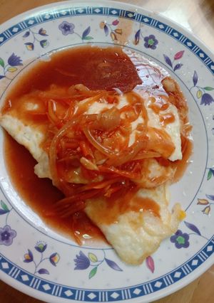 Foto resep Telur ceplok saus tomat