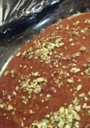 صورة لوصفة بسبوسة بالقشطة