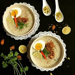 A picture of Brown Rice & Chicken Congee.