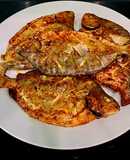 Cá hói nướng riềng, nghệ