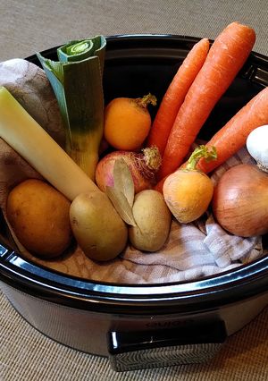 Une photo de Blanquette de veau à la mijoteuse