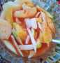 Cara Gampang Menyiapkan Resep Es rujak buah segar yang Sempurna Anti Ribet, Sempurna