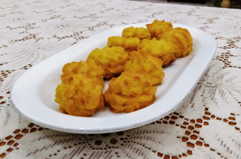 Anti Ribet, Memasak Soes mini vla rasa mangga Enak Terbaru