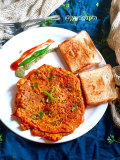 एगलेस वेज ऑमलेट(eggless veg omlette recepie in hindi) रेसिपी मुख्य फोटो