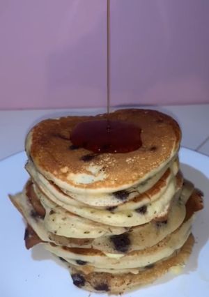 Une photo de 🥞Pancakes aux pépites de chocolat🥞
