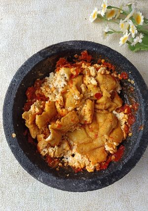 Foto resep Sambel Tahu Bejek