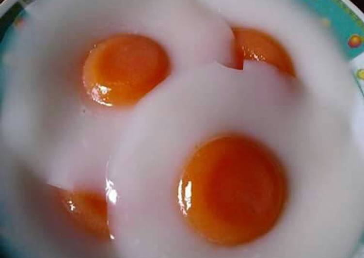Puding telur ceplok mata sapi