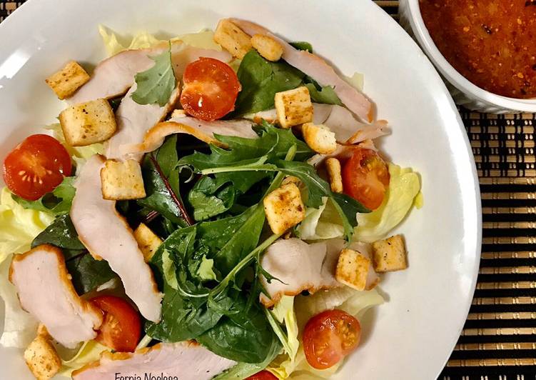 Resep Smoked Chicken Salad Bikin Ngiler