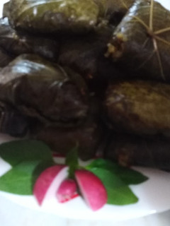 عکسی از دستور دلمه برگ مو