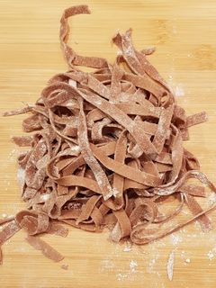 Foto di Fettuccine di farina di castagne