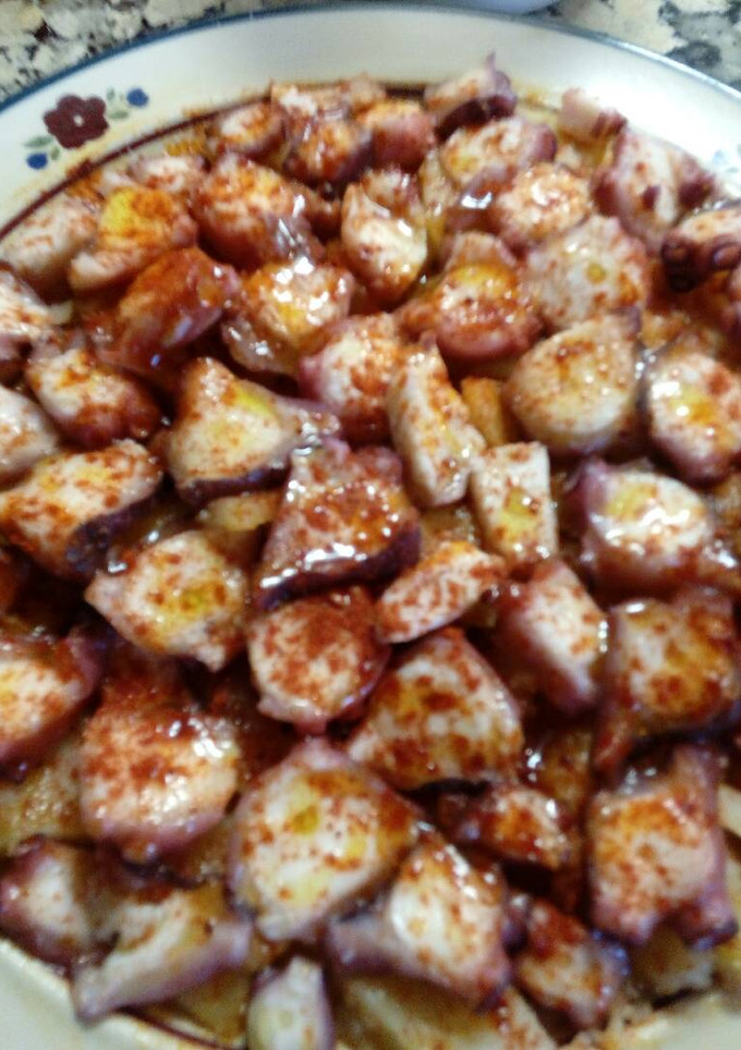 Una foto de Pulpo a la gallega