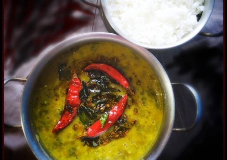 Recipe of Perfect Andra green pappu(dal)