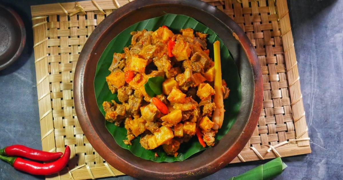 Resep Sambal Goreng Kentang Ati Ampela Oleh Shofisquenta - Cookpad