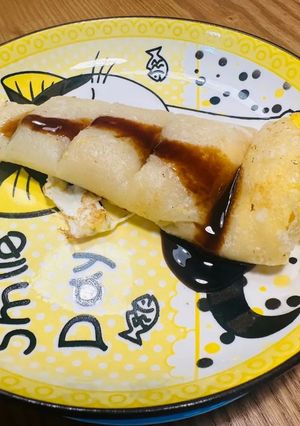 小女兒的粉漿蛋餅 的食譜成品照片