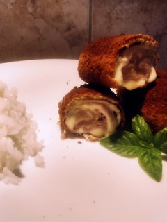 Una foto de Pechugas de pollo rellenas