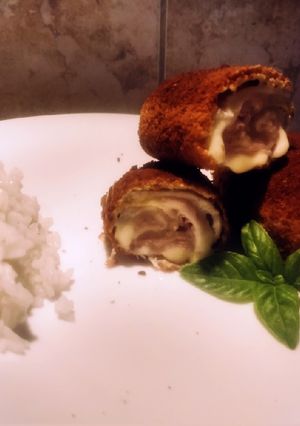 Una foto de Pechugas de pollo rellenas
