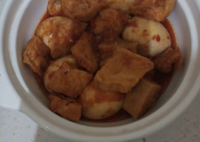 Wajib coba! Resep enak memasak Bali telur tahu yang lezat