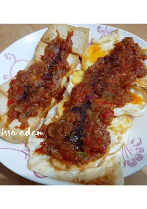 Foto resep Telur tahu sambal goreng bumbu simple (masakan sederhana)