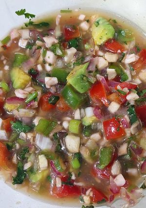 Una foto de Ceviche de champiñón ¡¡excelente picoteo!!