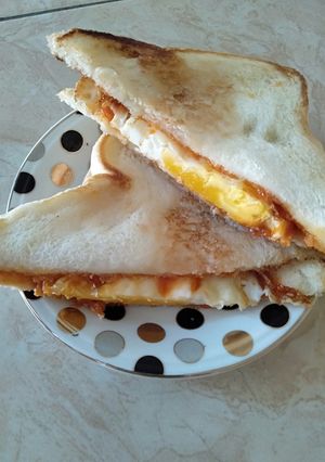 Foto resep Sandwich telur simple