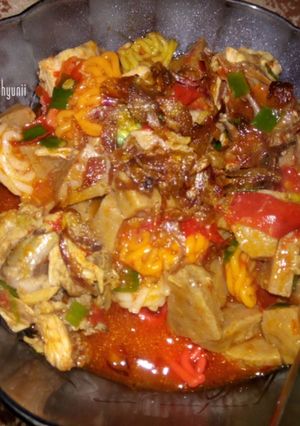 Foto resep Seblak bakso, tangkar dan kerupuk