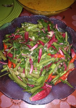 Foto resep Tumis kangkung kecombrang